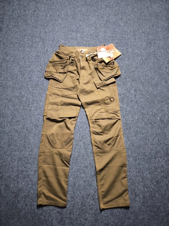 Men's Engelbert Strauss Workingr Rare  Pants Size  S,44  + Double Pockets  - Image 2 of 4