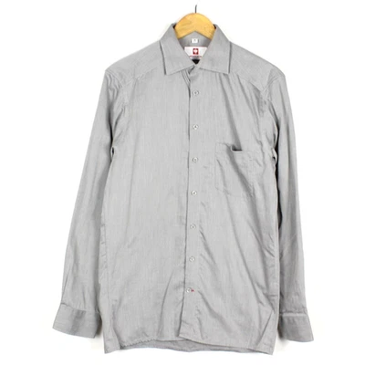 Chemise de travail homme ENGELBERT STRAUSS taille 38 coupe régulière coton gris - Photo 1/4