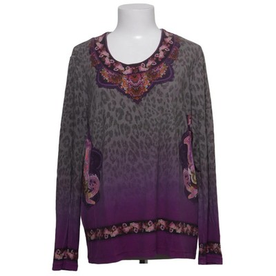Basler, Bluse, Größe: 44, Lila/Grau/Mehrfarbig, Print, Damen #OxO