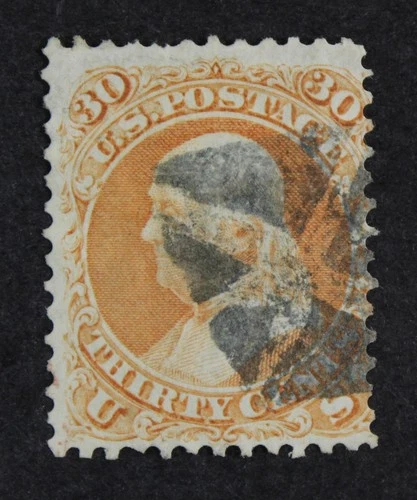 CKStamps: US Stamps Collection Scott#71 30c Franklin Used CV$190