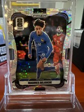 2026 Panini Prizm FIFA World Cup Maghnes Akliouche # 30 Preferred Prizm