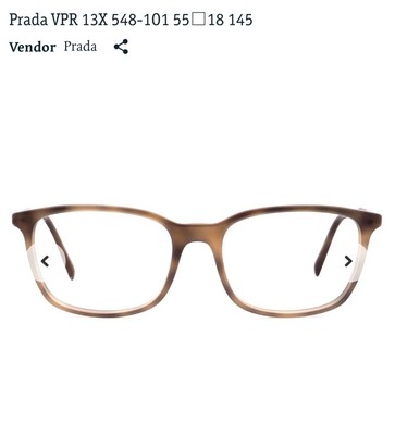 PRADA Italy Glasses Frames Blue Light VPR13x 55018 548-101  display picture 1