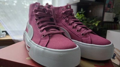 PUMA Kaia 2.0 Mid Women's High-Top Sneakers Canvas Dusty Orchid-Puma White