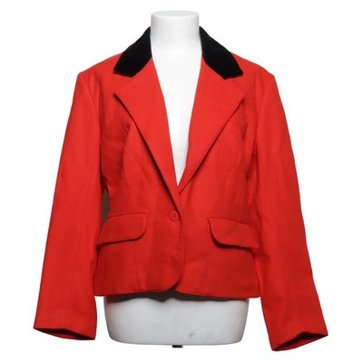 Peter Martin, Blazer, Größe: M, Rot/Schwarz, Acetat/Polyamid/Wolle, Damen #t2G