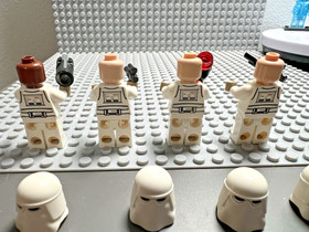 LEGO Star Wars Minifigure -Snowtrooper w/ Dark Tan hand Lot of 4-SW1181 / SW1102