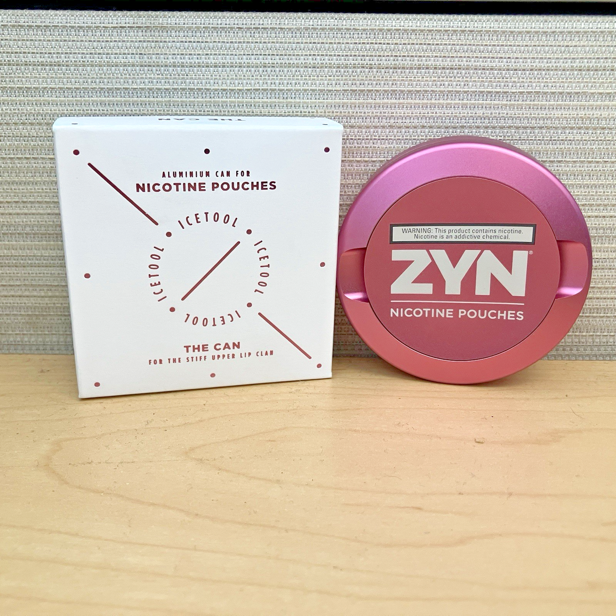 Metal ZYN Can Electric Rose Pink NEW AUTHENTIC ICETOOL LIMITED Metal ZYN Can Electric Rose Pink NEW AUTHENTIC ICETOOL LIMITED