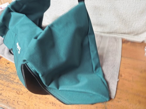 Vintage Klmax Snowmobile Windshield Bag Polaris Wedge Green Storage Made In USA - Picture 4 of 6