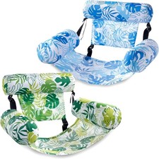 Inflatable Pool Floats Adult PVC Lazy Hammock Pool Floats Floating Lounge Chairs