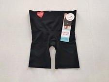 Assets by Spanx Shaping Shorts size L Black Compression Shapewear 10125R