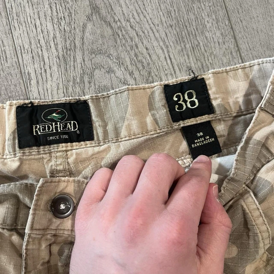 Pantalones Cortos Carga Estilo Vintage Pelirroja Camuflados Para Hombre 38 Foto 3 de 4