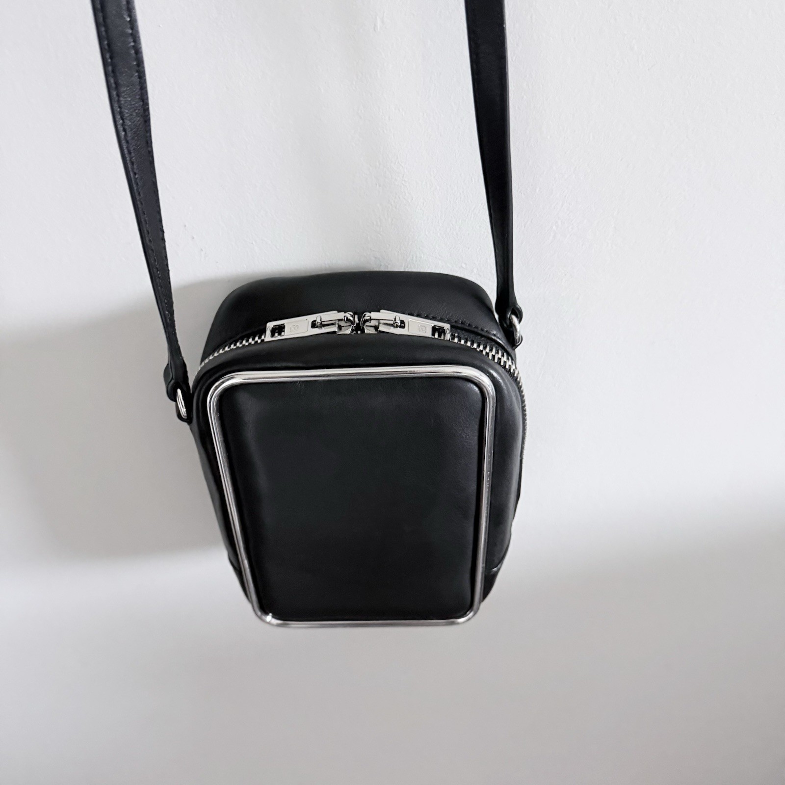 Alexander Wang Black Leather Rectangular Halo Cro… - image 5