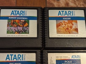 Lot of 8 Atari 5200 Games + 2 TI-99/4a Games Donkey Kong - Untested - See Video