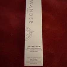 Wander Beauty On The Glow Blush and Illuminator Coral Rose/Nude Glow. NIB