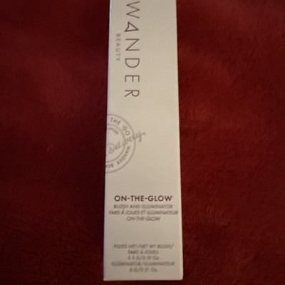 Wander Beauty On The Glow Blush and Illuminator Coral Rose/Nude Glow. NIB