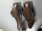 Van Heusen Men's Brown Leather Cap Toe Lace-Up Oxford Dress Shoes 9.5M — photo 2