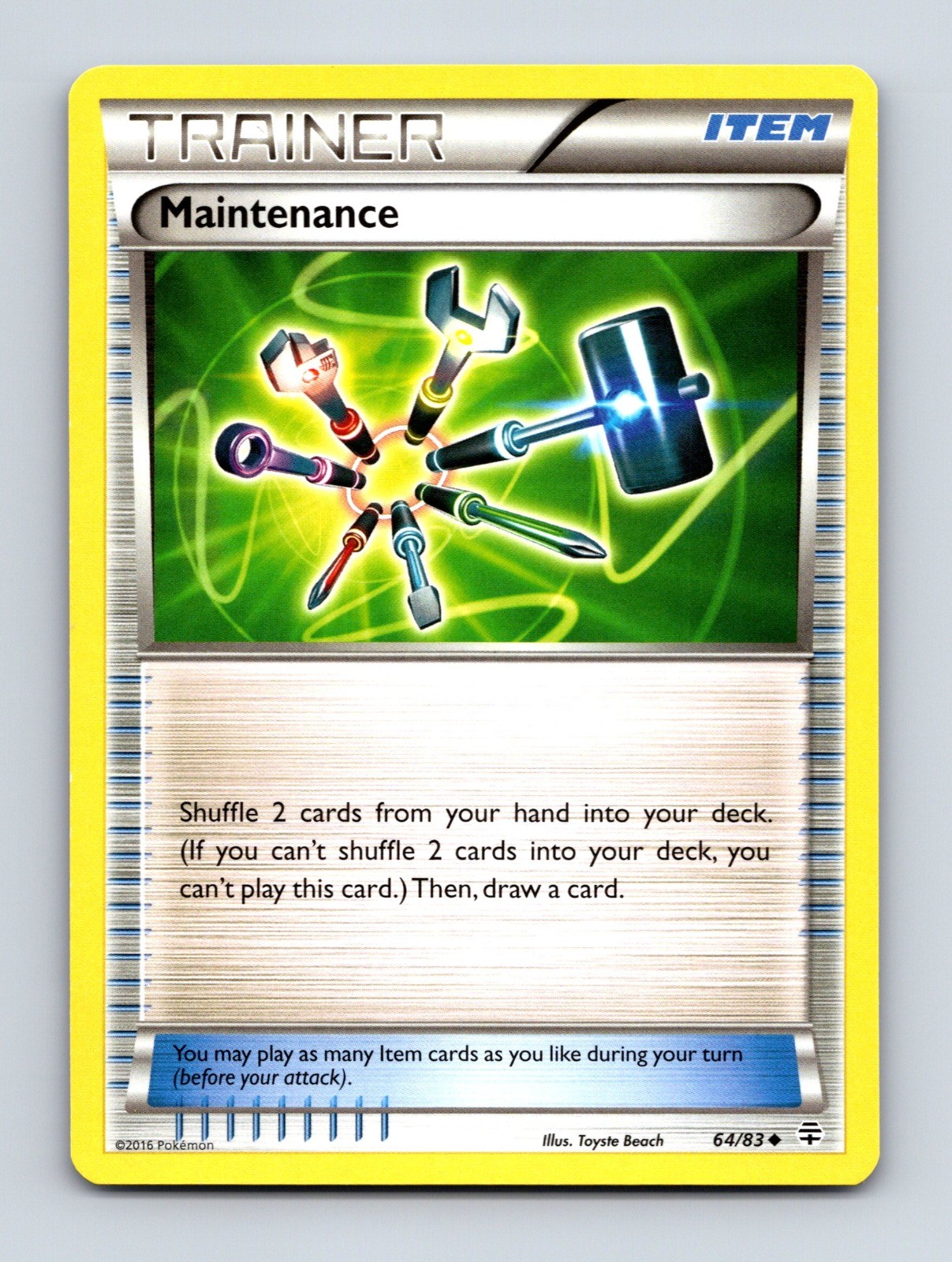 2016 Pokemon TCG Maintenance Generations 64/83 Uncommon NM