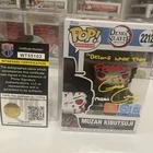 Funko Pop Demon Slayer Muzan Kibutsuji #2212 Pre-Release Toy Temple Autographed
