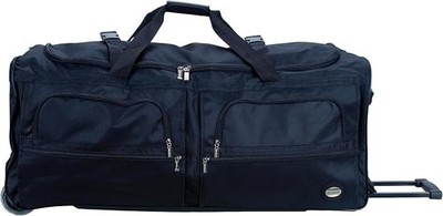Rockland Rolling Duffel Bag, Black, 36'' 36'', BLACK 