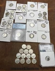 37 US Dime Lot: 14 Silver 90% Mercury/Roosevelt + 23 Proof/UNC 1941-2021 Estate