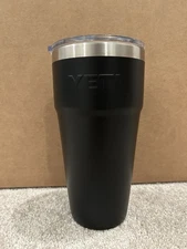 Yeti Rambler 30oz Stackable Cup Sliding Lid Black Used