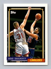 1992-93 Topps #352 Brad Daugherty Near Mint or Better