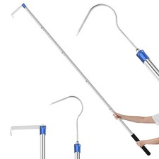 Truck Bed Cargo Retrieval Hook Adjustable 33-70inch Adjustable Cargo Grabber...