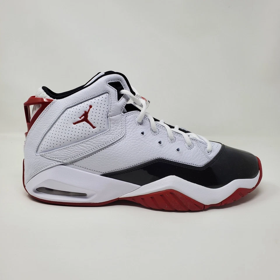 Nike Jordan B Loyal White Red Black Men Casual Shoes 315317-160 Men's Size 12 - Image 4 of 4