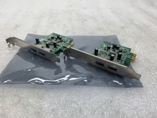 Dell 0YJ94F USB 3.0 Dual Port PCIE Expansion Card High Profile *LOT OF 2*