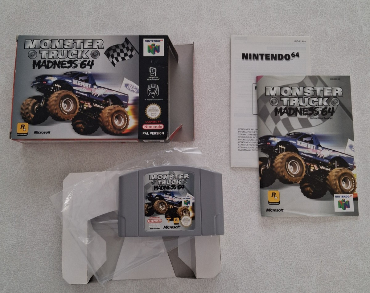 Monster Truck Madness 64 VERSION FRA Complet  Nintendo 64 N64 très bon Etat
