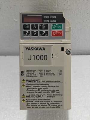 YASKAWA J1000 CIMR-JTBA0003BAA 0,75KW/0,4KW AC 1PH200V REV:A KOSTENLOSE/SCHNE...