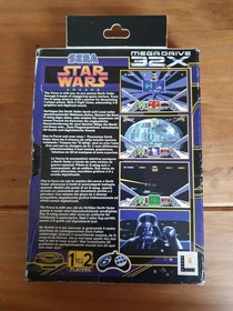 Star Wars Arcade Sega Megadrive 32x Game Boxed PAL (NO MANUAL)