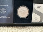 2007-W $1 1-oz Burnished American Silver Eagle Box, OGP, &COA