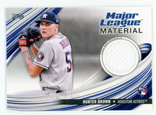 2023 Topps Series 2 Hunter Brown Major League Materials Relic RC Astros