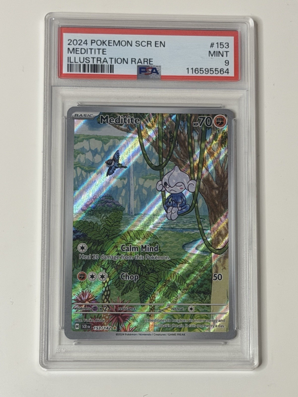 meditite pokemon card value Pokemon Card Silver Tempest 072/195 72/195 Meditite Reverse Holo Commo –  Brokenvase Games main image 0
