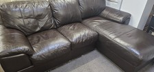 Nice And Comfortable Genuine Leather Corner Sofa - Local Delivery Possible