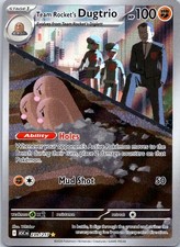 ME: Ascended Heroes #239/217 Team Rocket's Dugtrio Illustration Rare