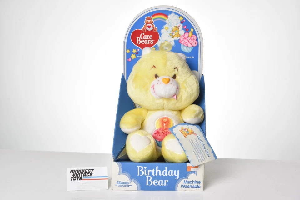 Vintage Care Bears: BIRTHDAY BEAR (1983), Kenner (61120). In original box. - Image 2 of 4