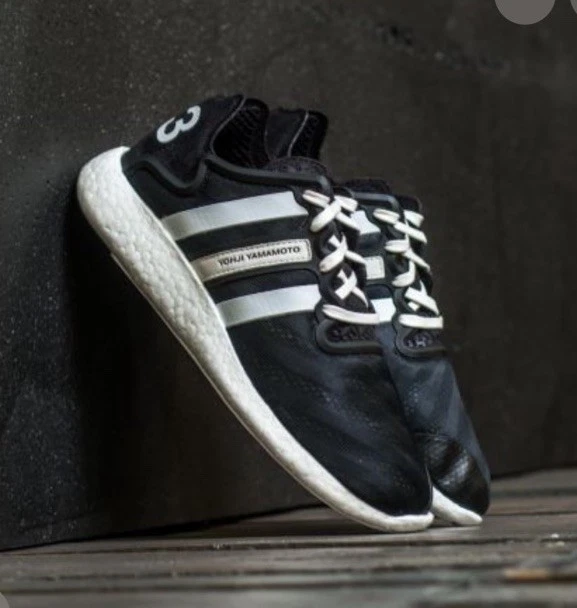 Adidas Y-3 Yohji Run White Black for sale | eBay