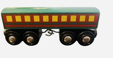 BRIO POLAR EXPRESS Wooden Railway PASSENGER COACH Train Car #32501 Holiday RR BRIO POLAR EXPRESS Wooden Railway PASSENGER COACH Train Car #32501 Holiday RR - Image 1