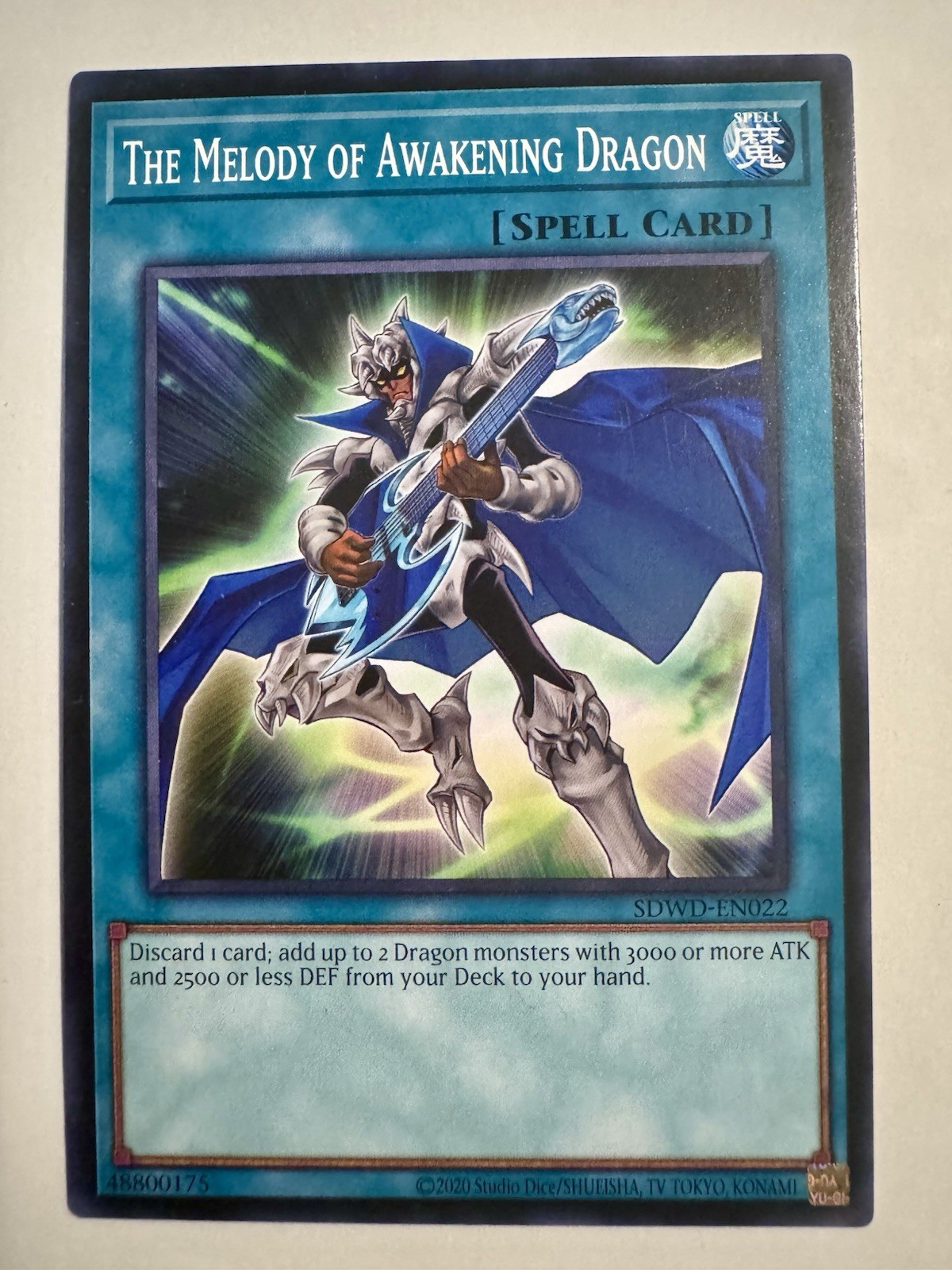 The Melody of Awakening Dragon | SDWD-EN022 | Common | Blue-Eyes