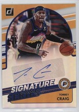 2021-22 Panini Donruss Signature Series Torrey Craig #SS-TCG Auto oh4
