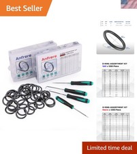 Universal O-Ring Assortment Kit: Heat  Oil Resistant for Diverse Applications