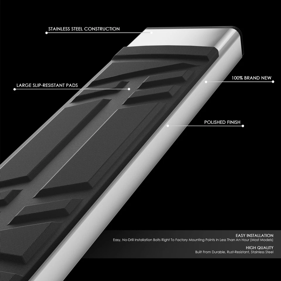 For 05-14 Suburban Tahoe Yukon XL 1500/2500 6.5" Running Board Step Nerf Bar Foto 2 de 4