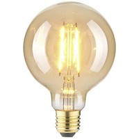 Lightme LM85059 Led E27 Globeform 2.5 W Bernstein (Ø X L) 95 Mm X 140 Mm 1 St.