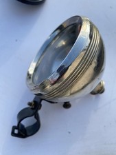 Ancien Optique Phare Feu Vélo éclairage lumière cycliste Verre Loupe Cycle