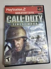 Call of Duty: Finest Hour (Sony PlayStation 2 PS2, 2004) Complete  TESTED Hits