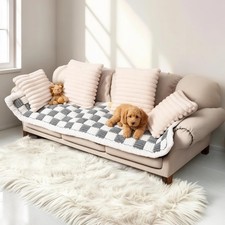 PulseFay Dog Couch Cover Protector, Couch Covers for Sofa, Velvet Soft, Non Slip