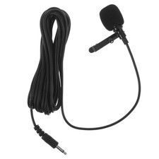 Lavalier Lapel Microphone: Omnidirectional Condenser Mic - 3.5 MM Jack  Mini