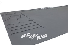 RC Raceworx Flight Deck Pit Mat 23x48 - Black and White