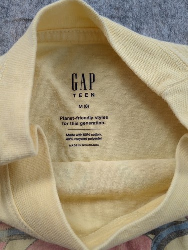 GAP Teen Crop Grafik T-Shirt Mädchen Gr. M (8) The Beach Boys 1983 Tour - Bild 10 von 11